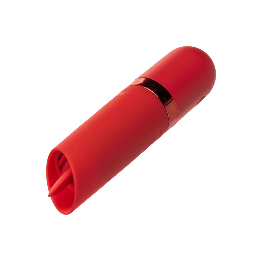 Stimulateur de clitoris avec langue Kyst Flicker Rouge