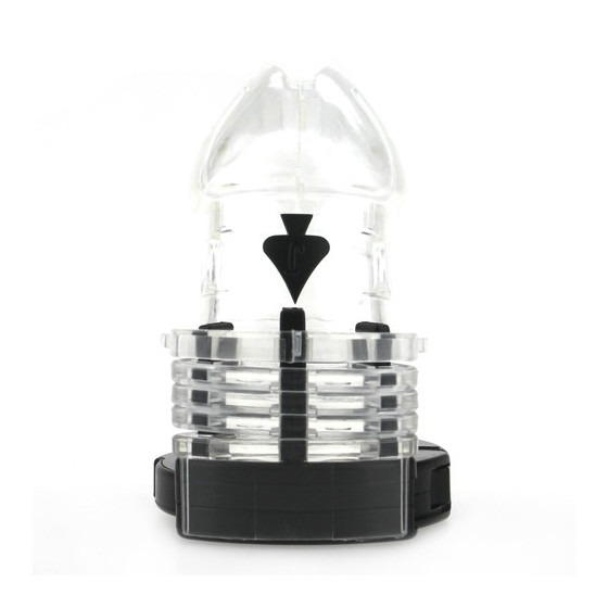 Cage de chasteté ajustable 10 x 3.5cm Transparente