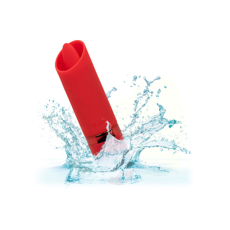 Stimulateur de clitoris avec langue Kyst Flicker Rouge