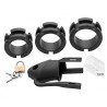Cage de chasteté silicone Birdlocked 11 x 3.2cm Noire