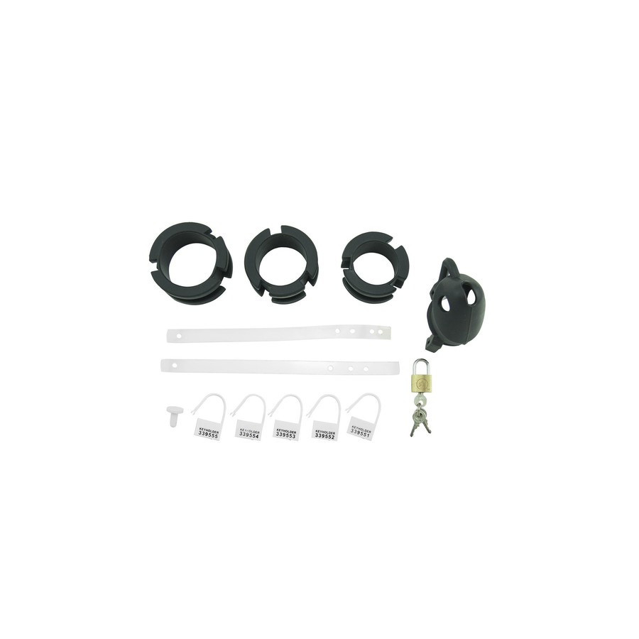 Cage de chasteté silicone Birdlocked 11 x 3.2cm Noire