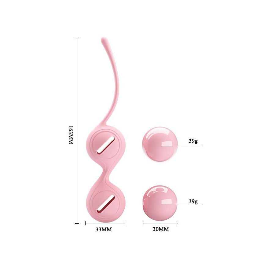Boules de Geisha Roses Tighten Up -  3.4 cm