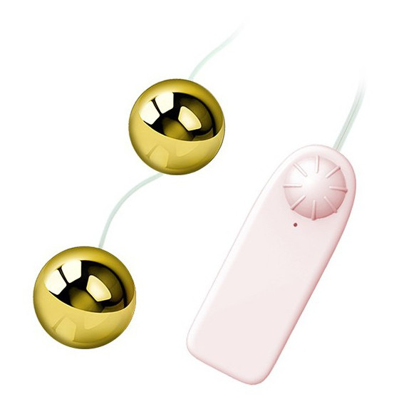 Boules anales Vibrantes Gold 3.5 cm