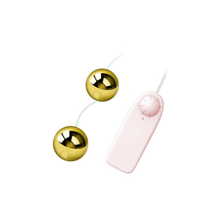 Boules anales Vibrantes Gold 3.5 cm