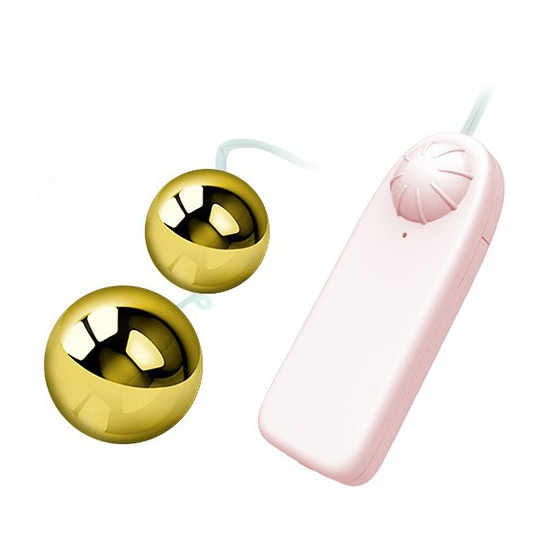 Boules anales Vibrantes Gold 3.5 cm