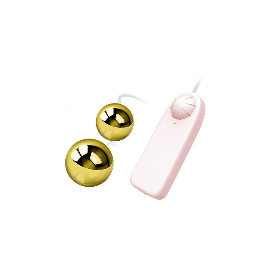 Boules anales Vibrantes Gold 3.5 cm