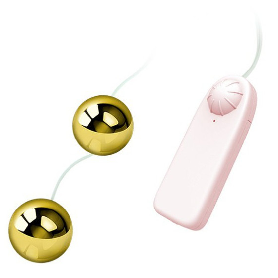 Boules anales Vibrantes Gold 3.5 cm