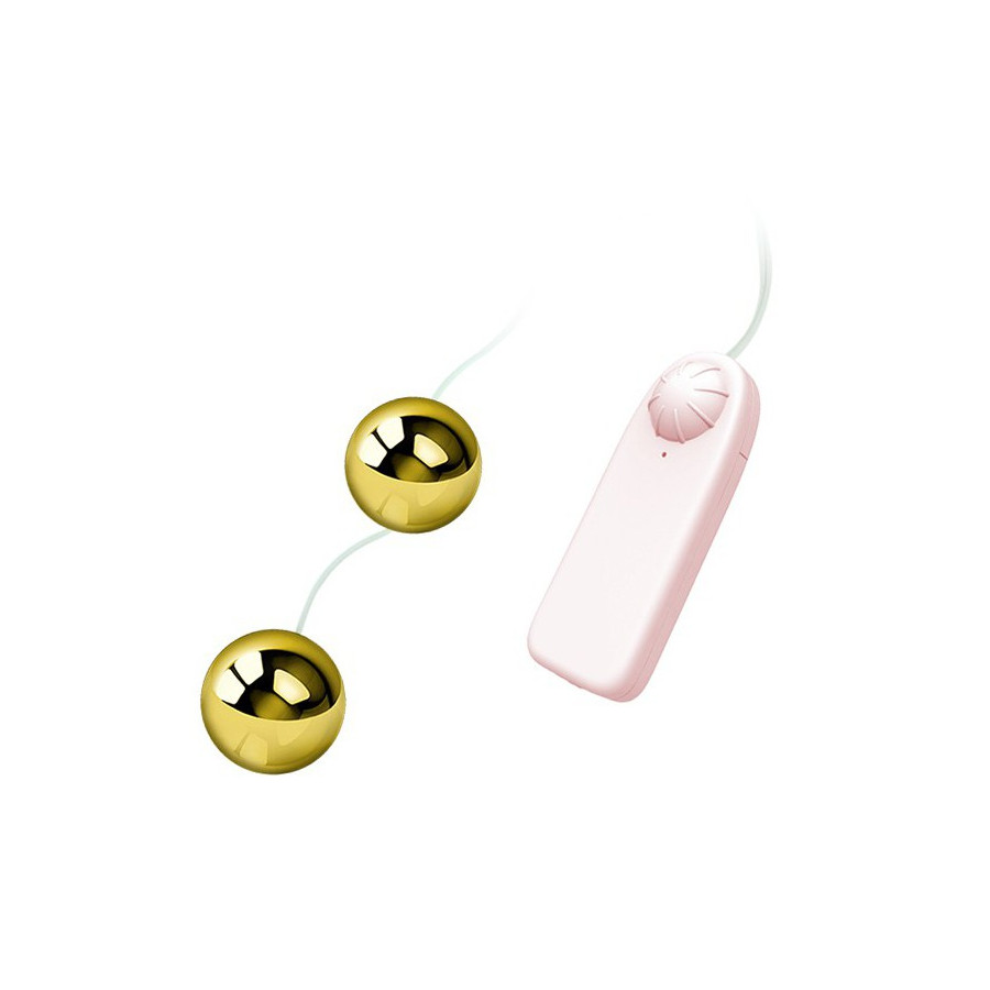 Boules anales Vibrantes Gold 3.5 cm