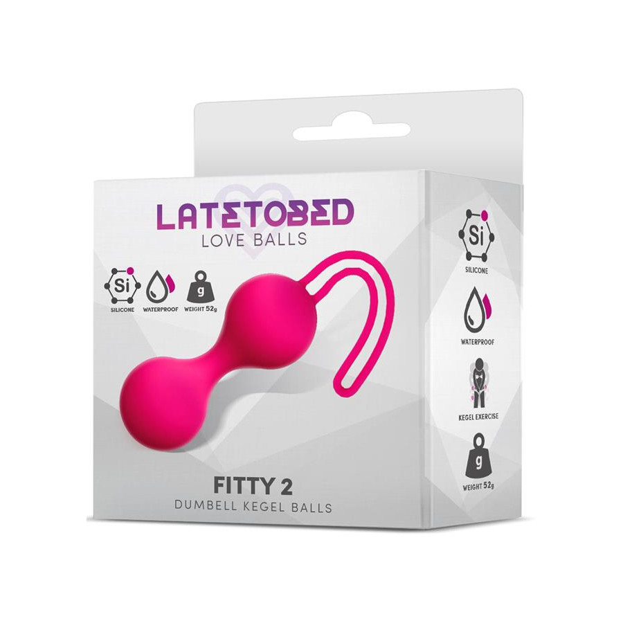 Boules de Kegel Fitty 2 Rose 3cm - Poids 52gr