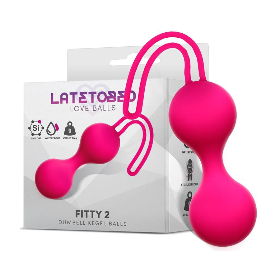 Boules de Kegel Fitty 2 Rose 3cm - Poids 52gr