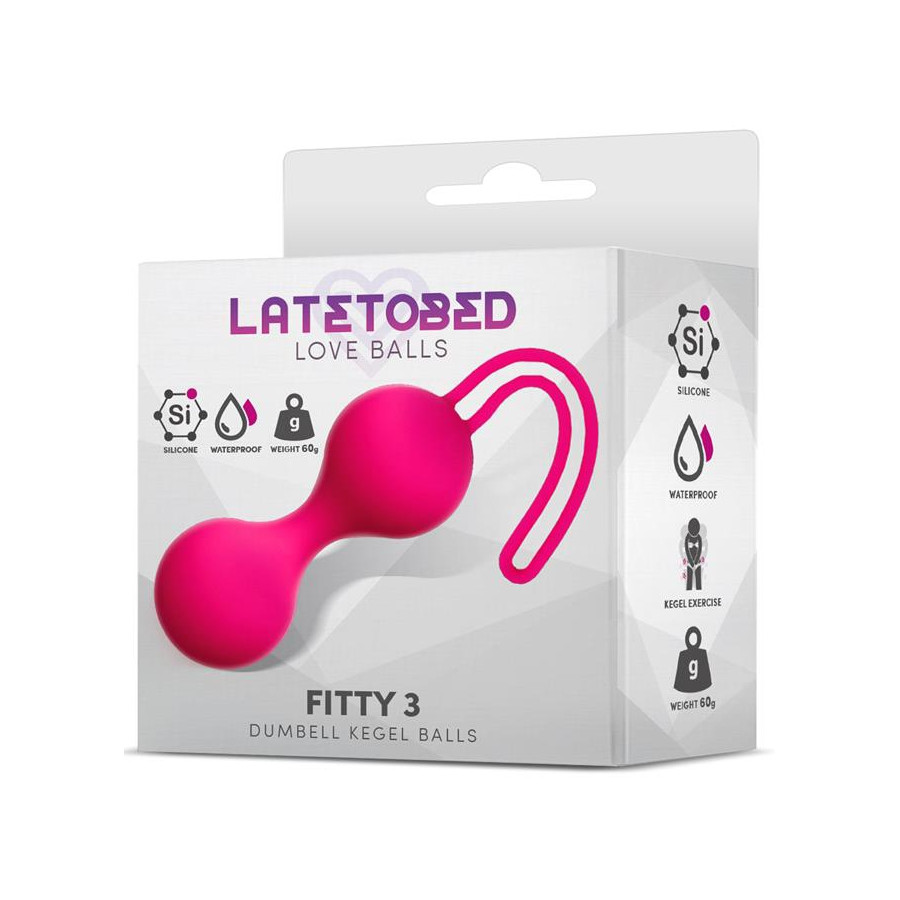 Boules de Kegel Fitty 3 Roses 3cm - Poids 62gr