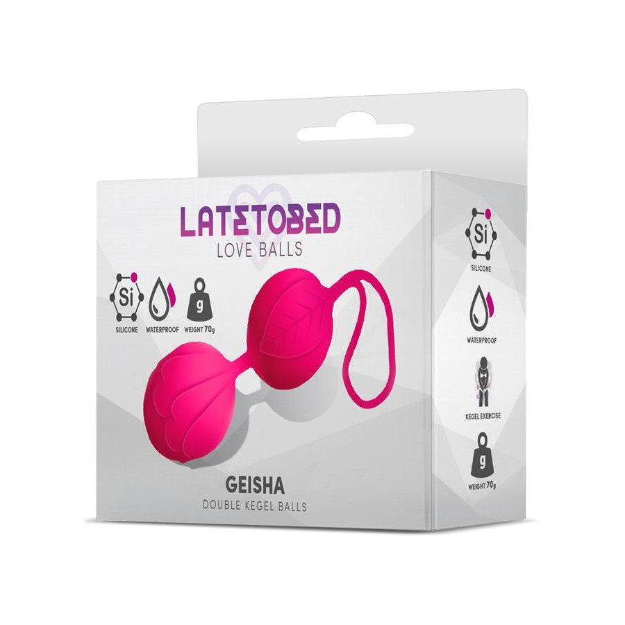 Boules Geisha 9 x 3.5cm - Poids 70gr Rose
