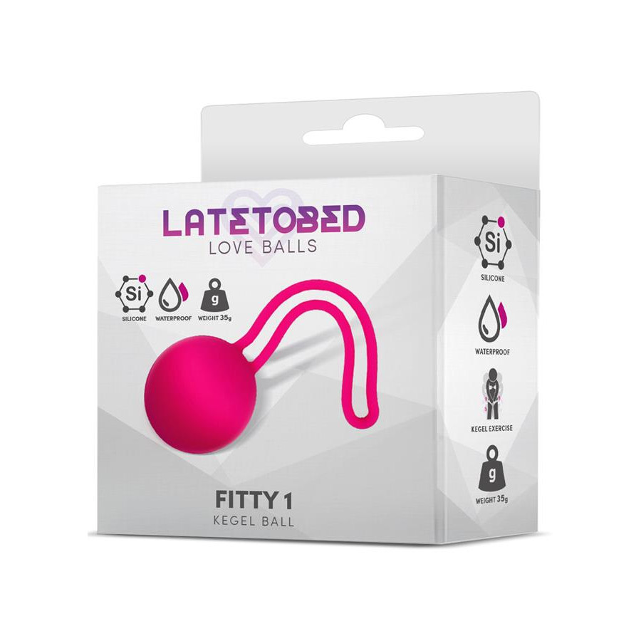 Boule de Kegel Fitty 1 Rose 3.4cm - Poids 35gr