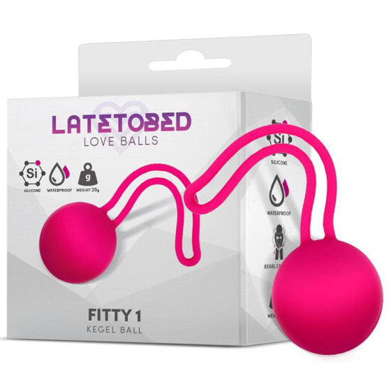 Boule de Kegel Fitty 1 Rose 3.4cm - Poids 35gr