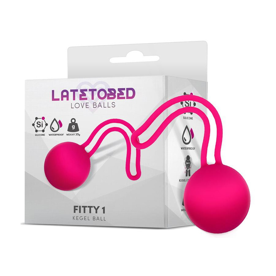 Boule de Kegel Fitty 1 Rose 3.4cm - Poids 35gr