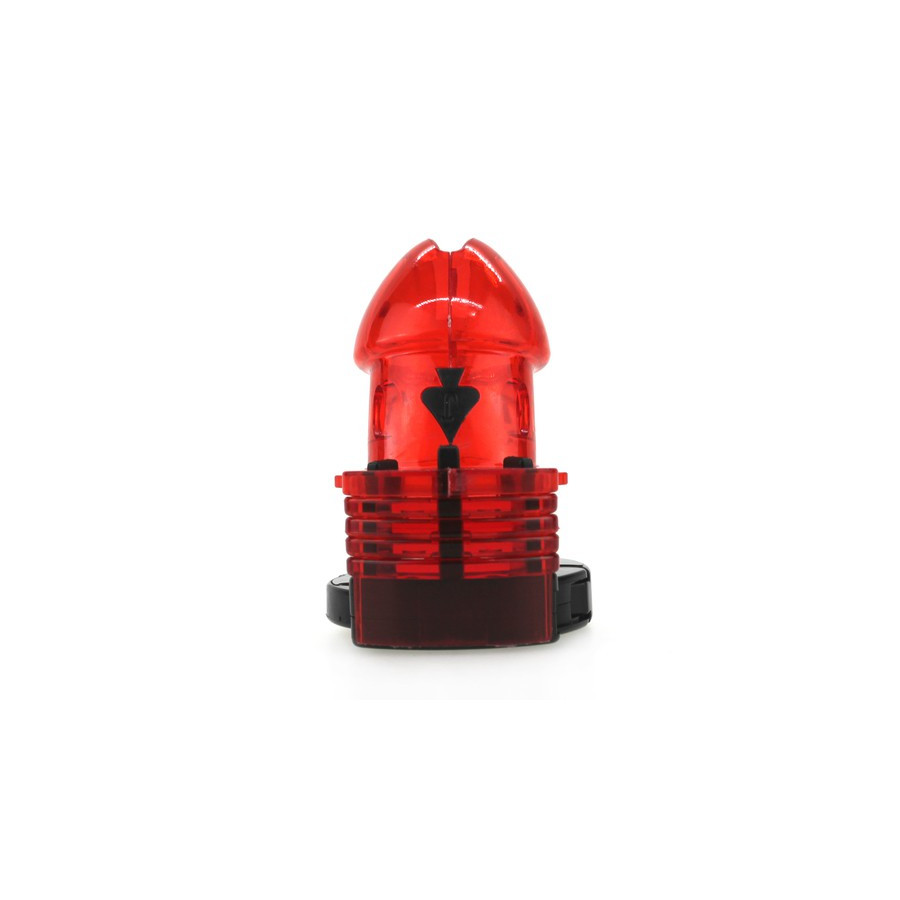 Cage de chasteté ajustable 10 x 3.5cm Rouge