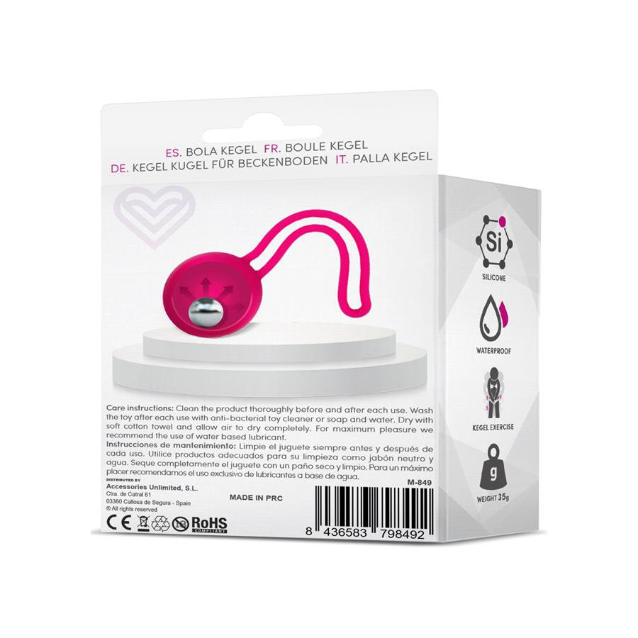 Boule de Kegel Fitty 1 Rose 3.4cm - Poids 35gr