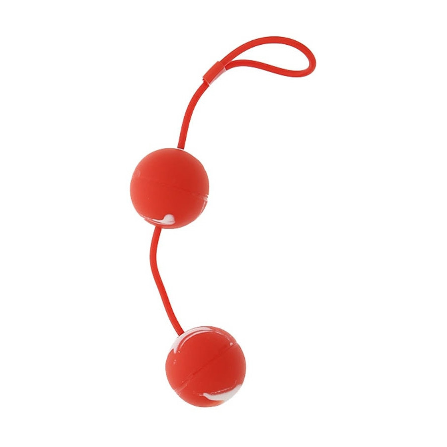 Boules de geisha Duo Balls 11 x 3.3cm Rouges