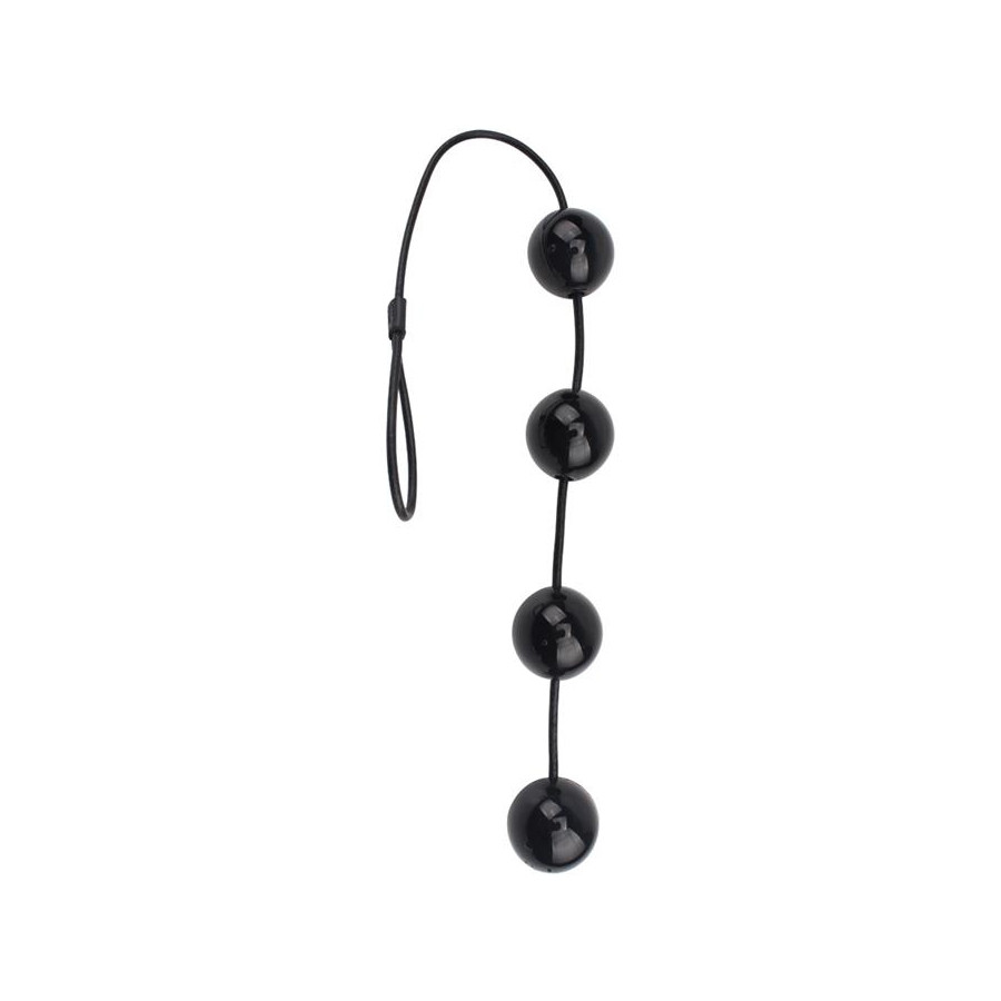 Boules anales Rubicon S 25 x 4cm Noires Boules anales Rubicon S 25 x 4cm Noires