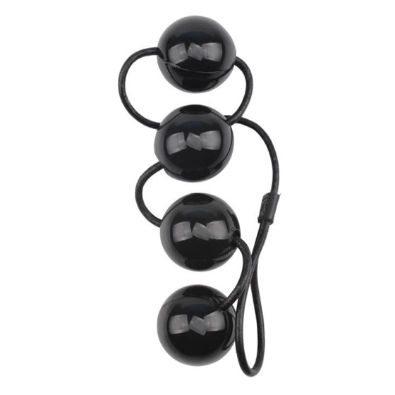 Boules anales Rubicon S 25 x 4cm Noires