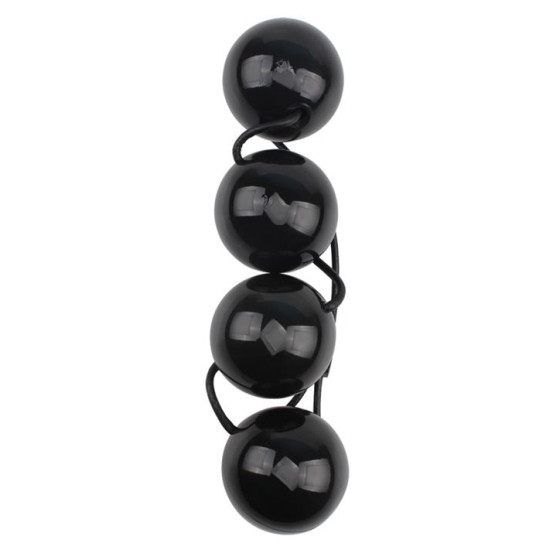 Boules anales Rubicon L 35 x 6cm Noires