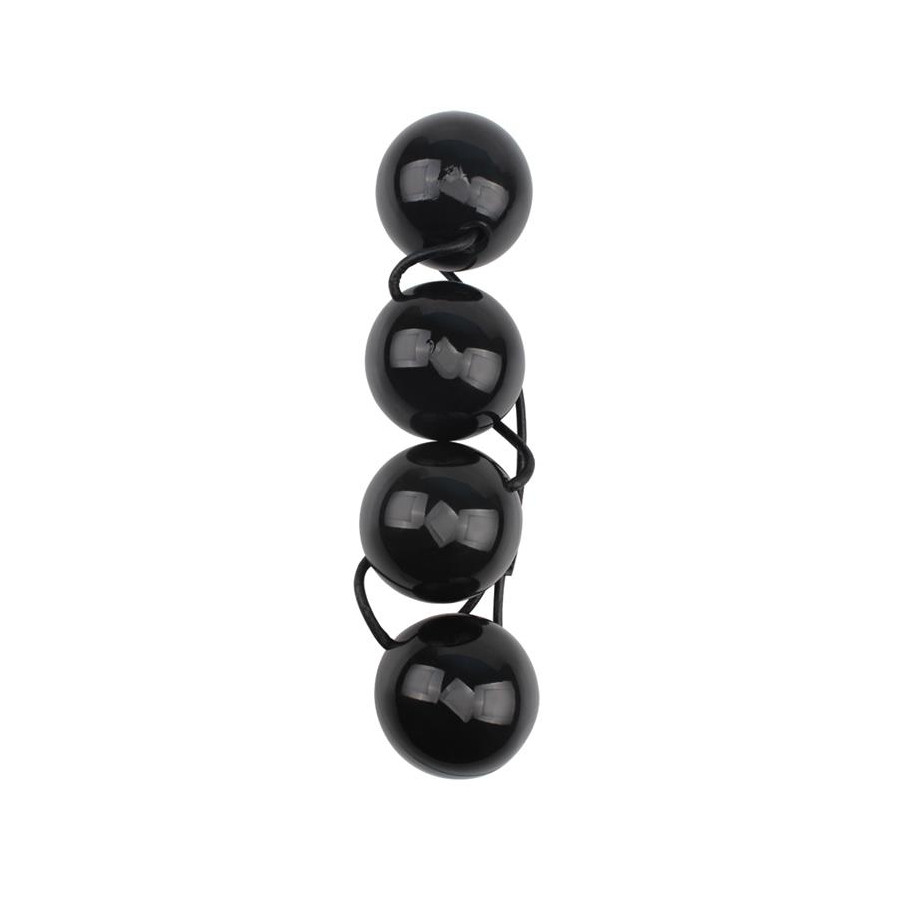 Boules anales Rubicon L 35 x 6cm Noires