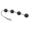 Boules anales Rubicon L 35 x 6cm Noires