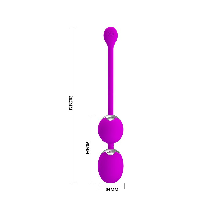 Boules de Geisha Vibrantes Werner Violettes - 3.4 cm