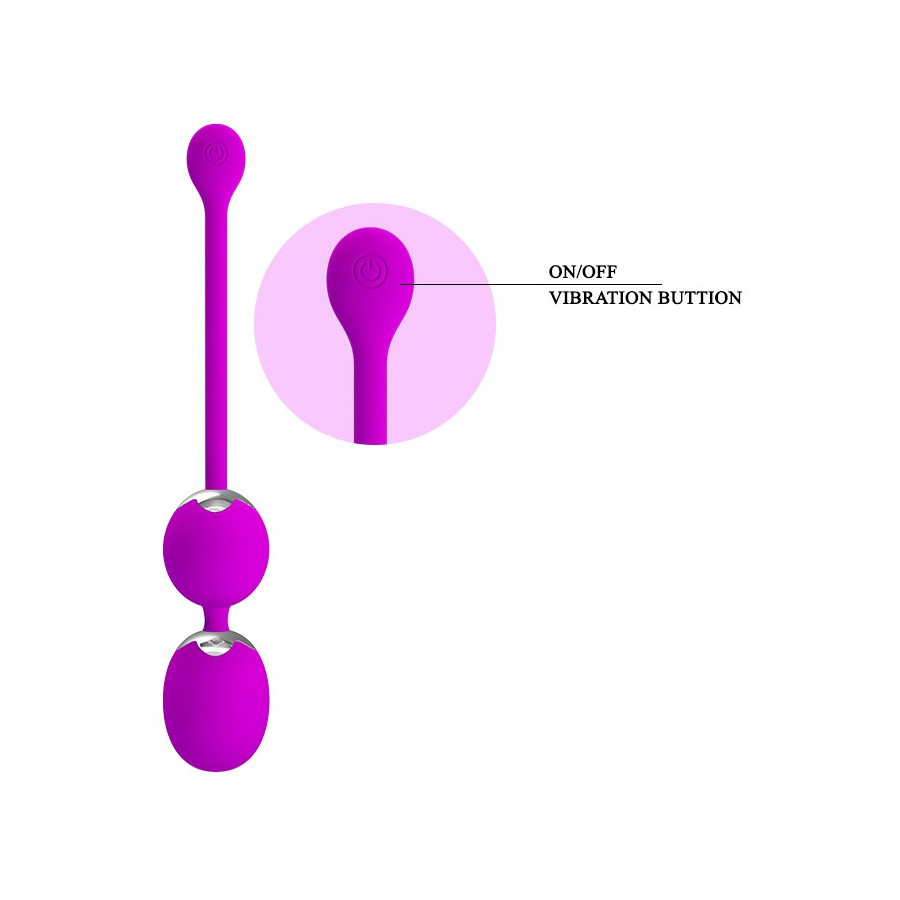 Boules de Geisha Vibrantes Werner Violettes - 3.4 cm