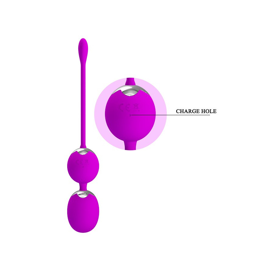 Boules de Geisha Vibrantes Werner Violettes - 3.4 cm