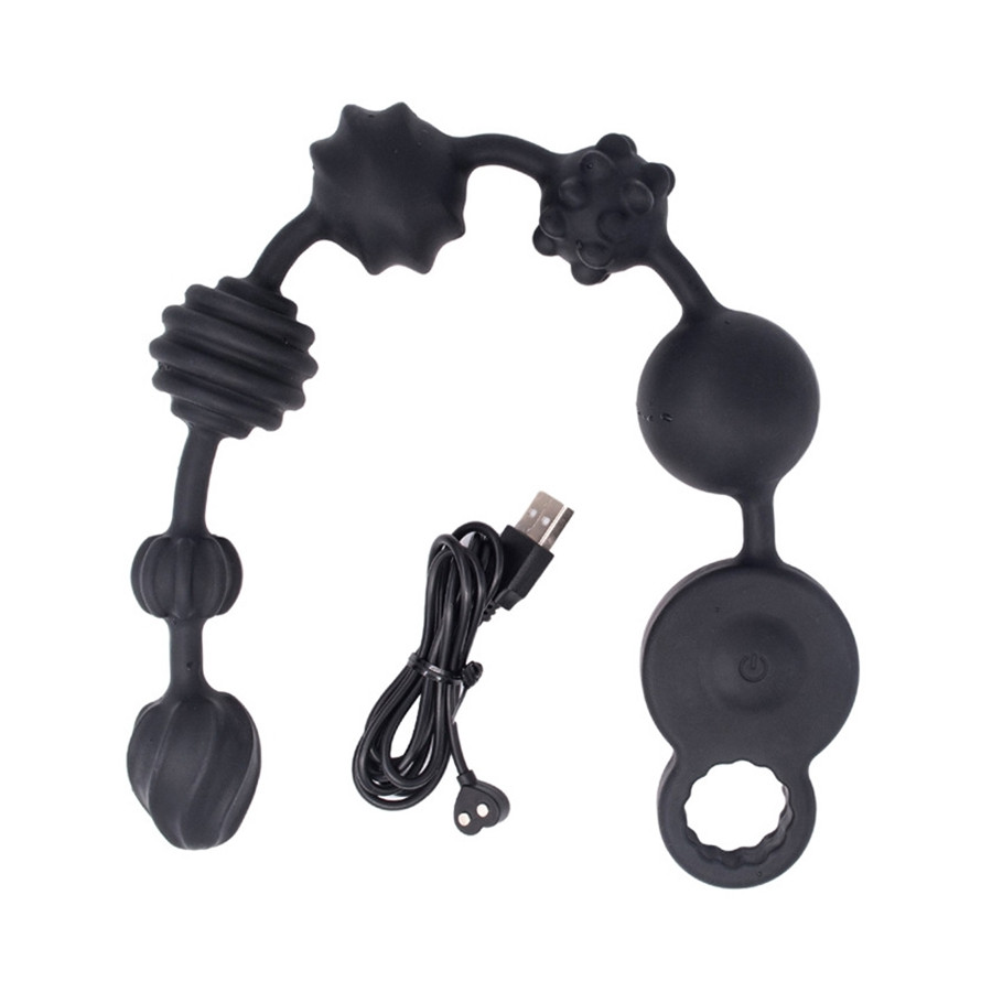 Boules anales vibrantes Beads Vibes M 36 x 4.5cm