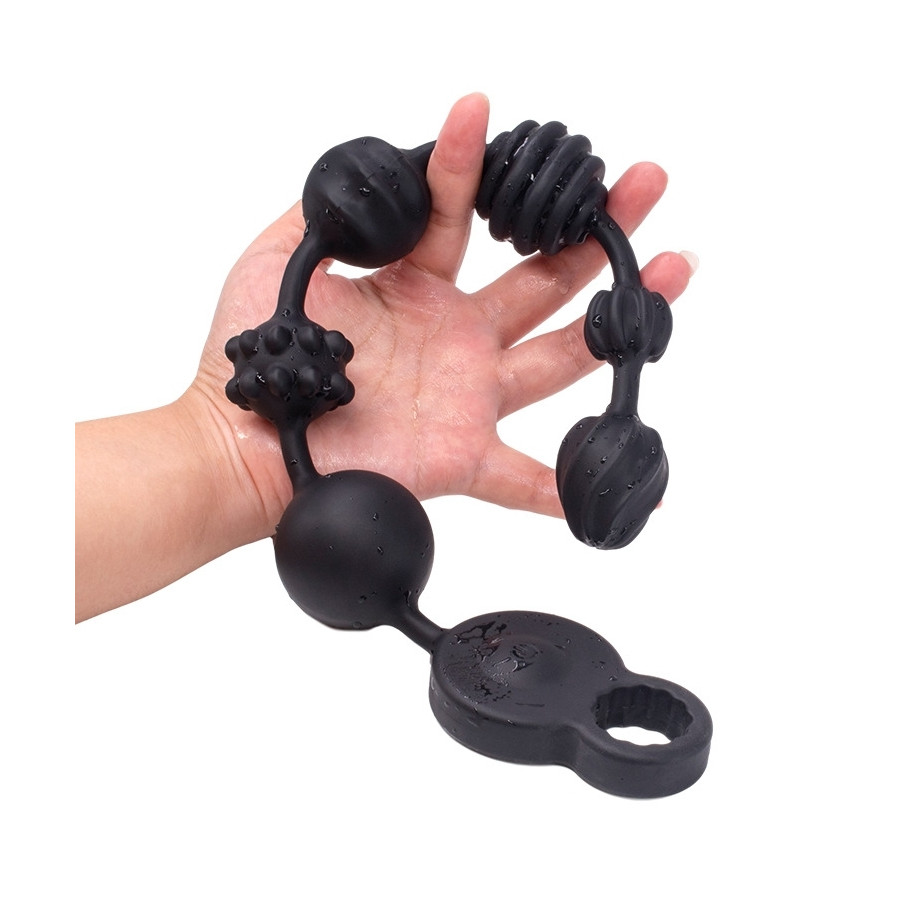 Boules anales vibrantes Beads Vibes M 36 x 4.5cm