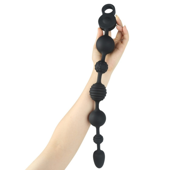 Boules anales vibrantes Beads Vibes M 36 x 4.5cm