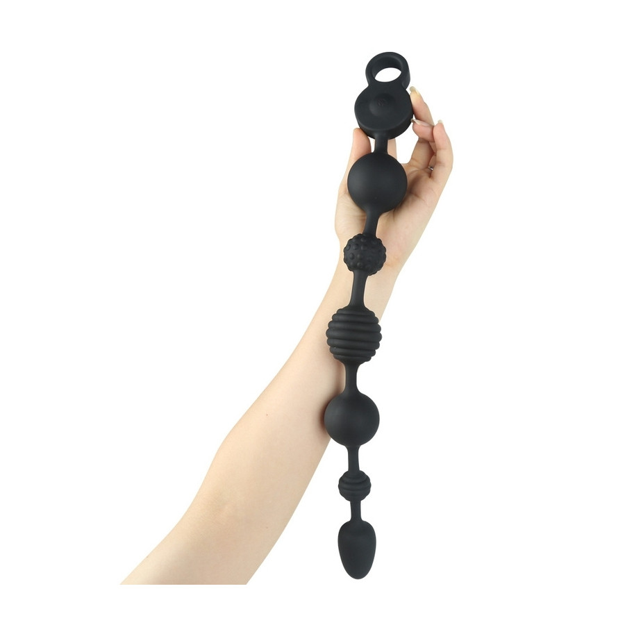 Boules anales vibrantes Beads Vibes M 36 x 4.5cm