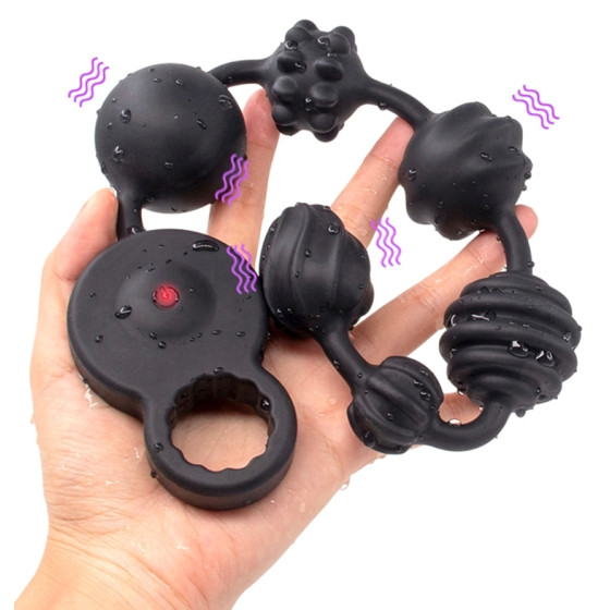 Boules anales vibrantes Beads Vibes M 36 x 4.5cm