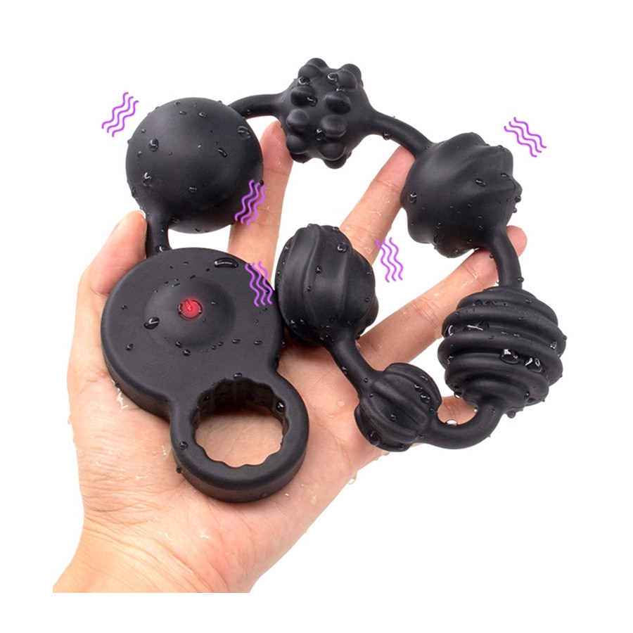 Boules anales vibrantes Beads Vibes M 36 x 4.5cm