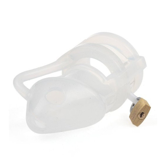 Cage de chasteté Silicone Clear