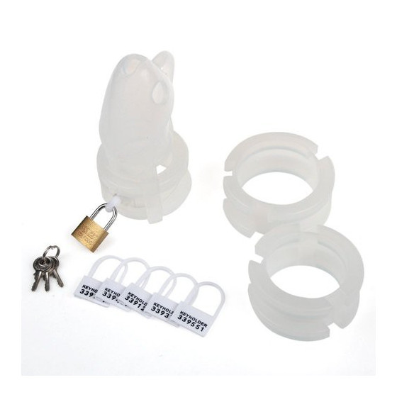 Cage de chasteté Silicone Clear