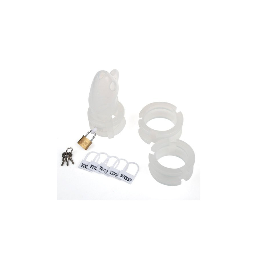 Cage de chasteté Silicone Clear