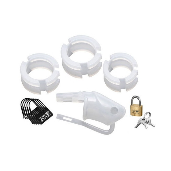 Cage de chasteté Silicone Clear