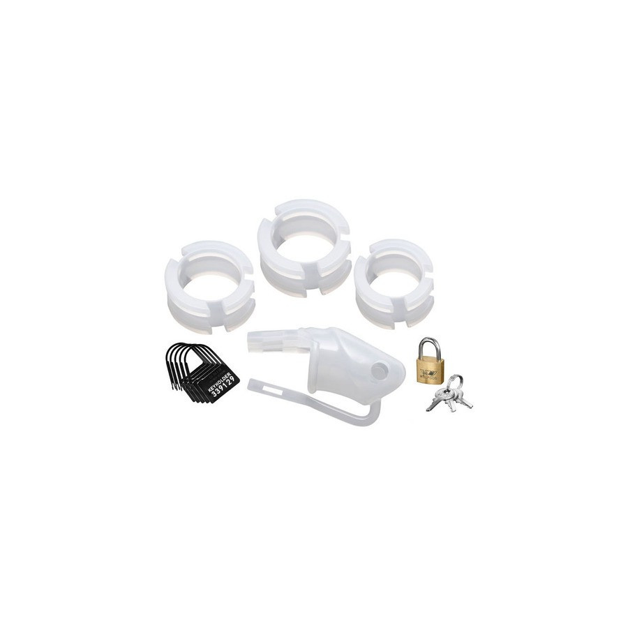 Cage de chasteté Silicone Clear