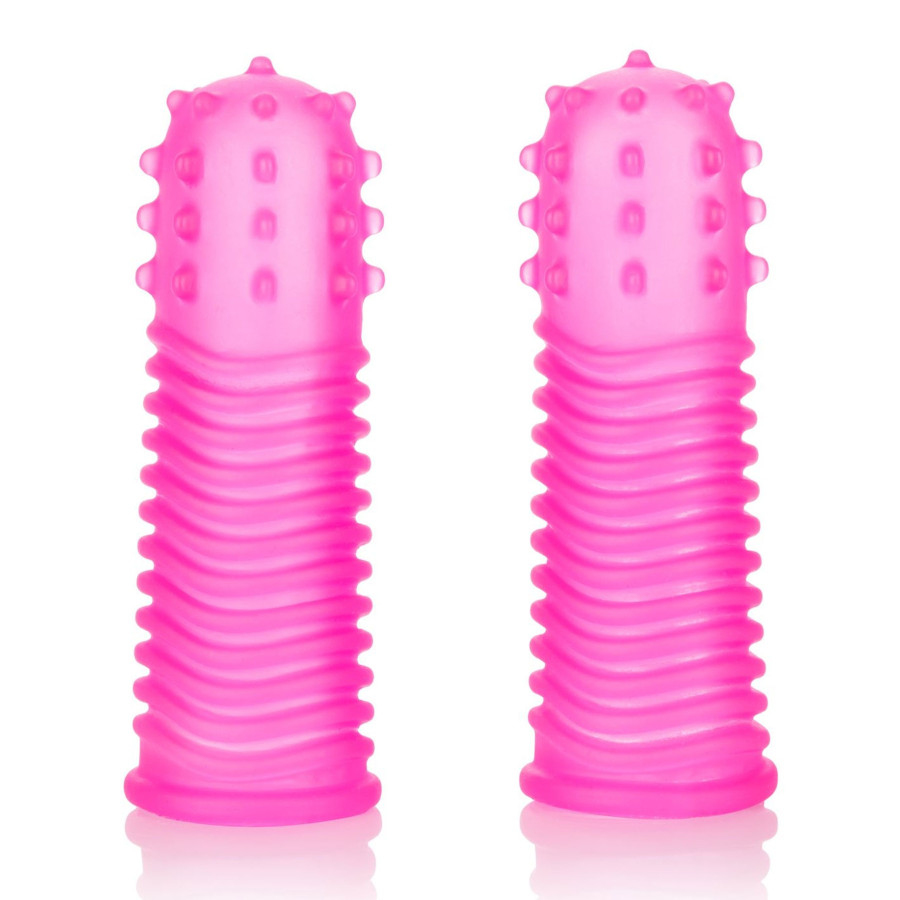 Gaine pour Doigt Finger Tingler Rose x2