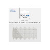 Gaine de pénis perlée Power Stretchy 7cm Transparente