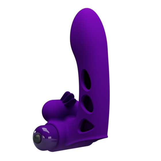 Gaine de doigt Vibrante Orlando Pretty Love 9.5 x 2.6cm Violet