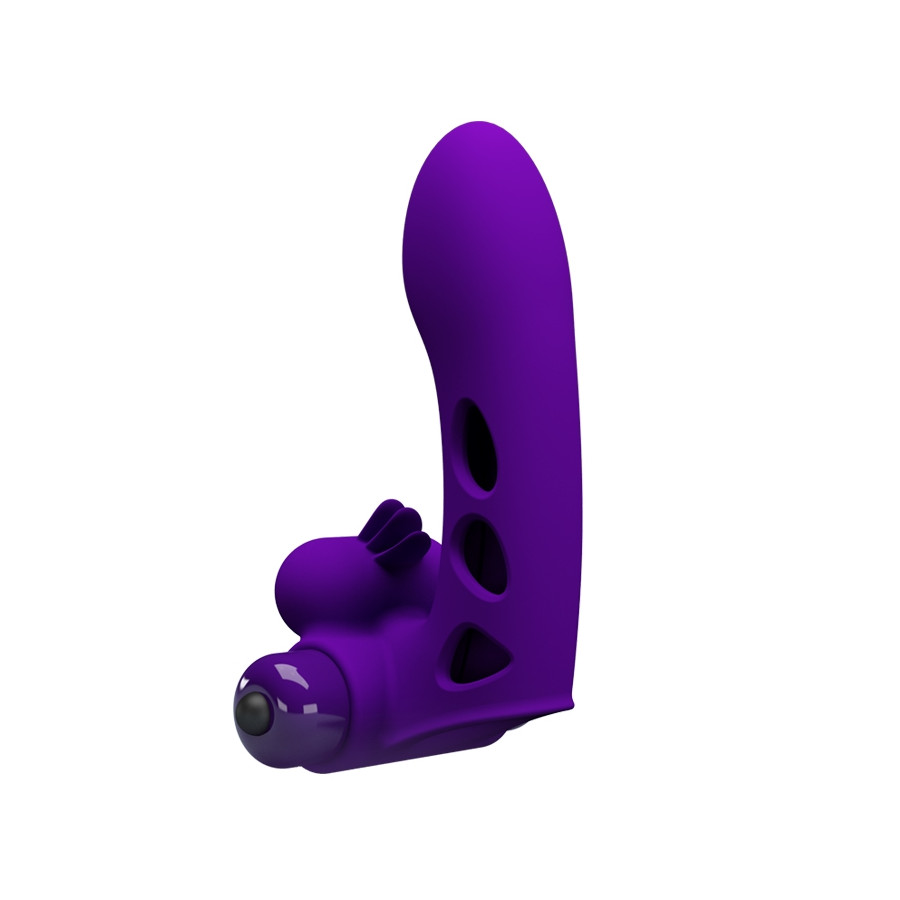 Gaine de doigt Vibrante Orlando Pretty Love 9.5 x 2.6cm Violet