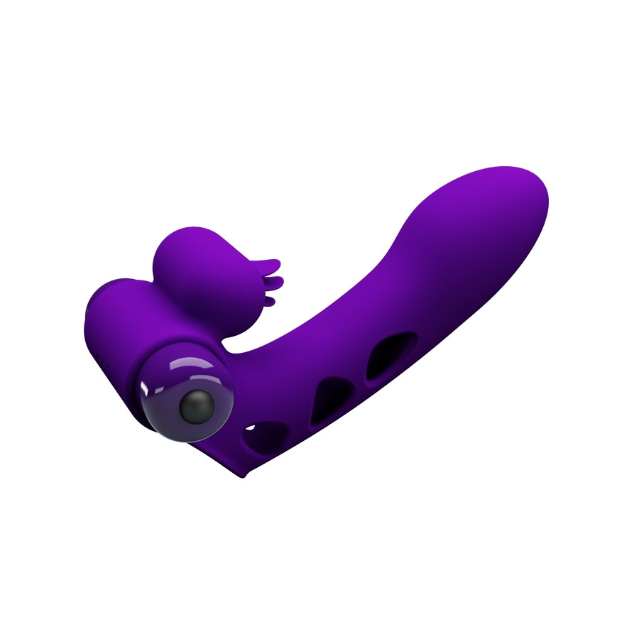 Gaine de doigt Vibrante Orlando Pretty Love 9.5 x 2.6cm Violet