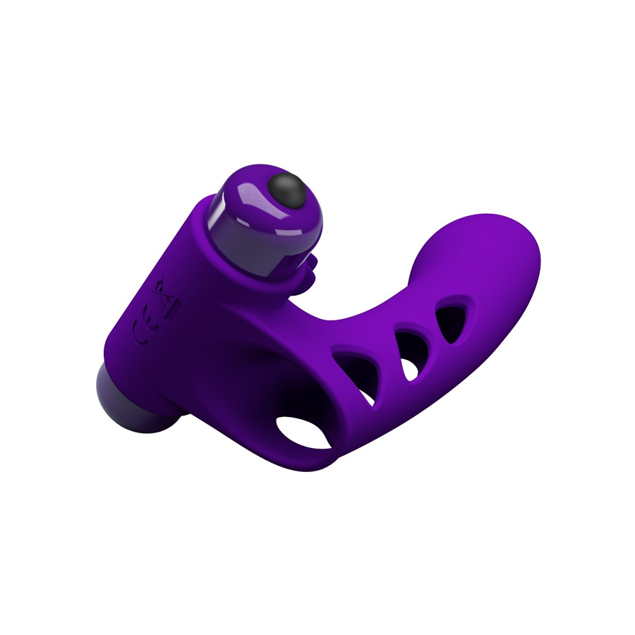Gaine de doigt Vibrante Orlando Pretty Love 9.5 x 2.6cm Violet