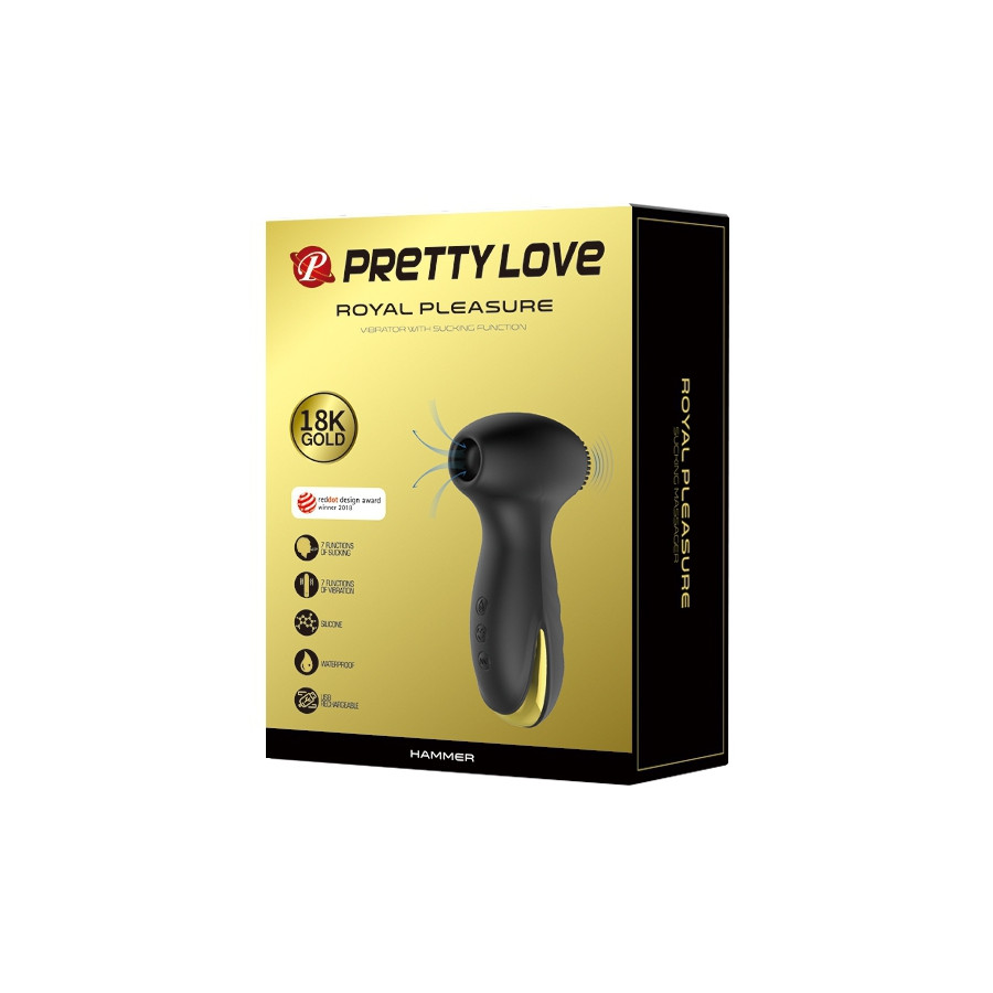 Stimulateur de clitoris Hammer Royal Pleasure Pretty Love Noir