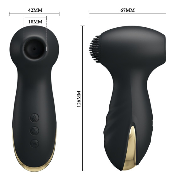 Stimulateur de clitoris Hammer Royal Pleasure Pretty Love Noir