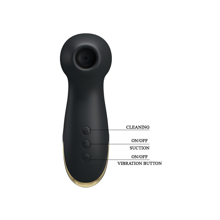 Stimulateur de clitoris Hammer Royal Pleasure Pretty Love Noir